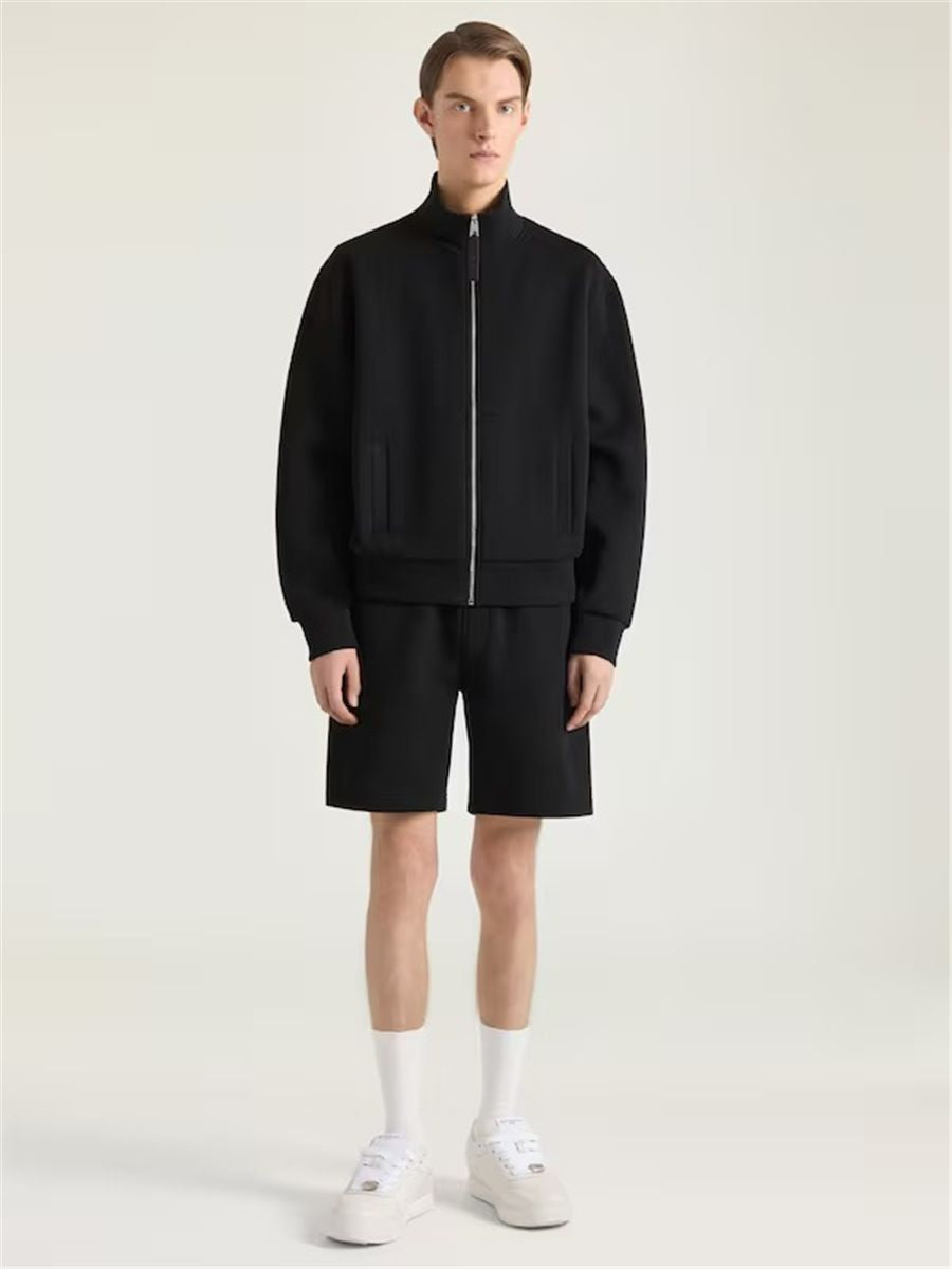 Herringbone sweatshirt with givenchy jacquard-GIVENCHY-Verso