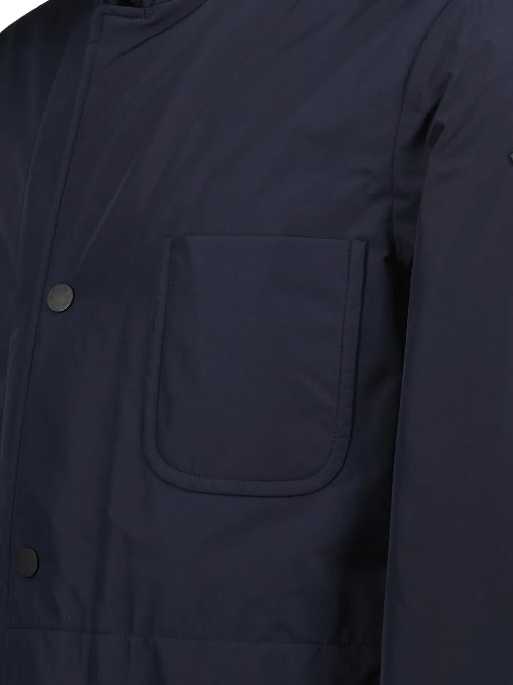 High-neck Buttoned Jacket-MONCLER-Verso