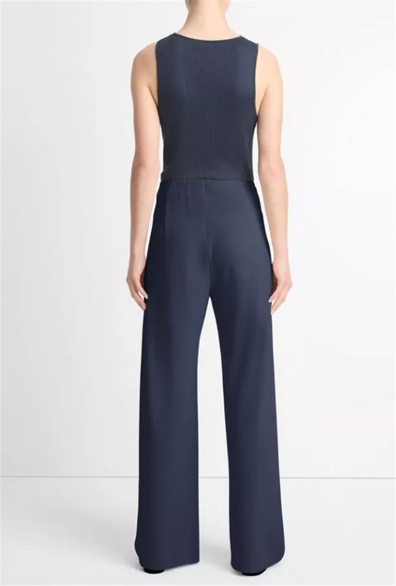 HIGH-WAIST CREPE BIAS PANT-VINCE-Verso