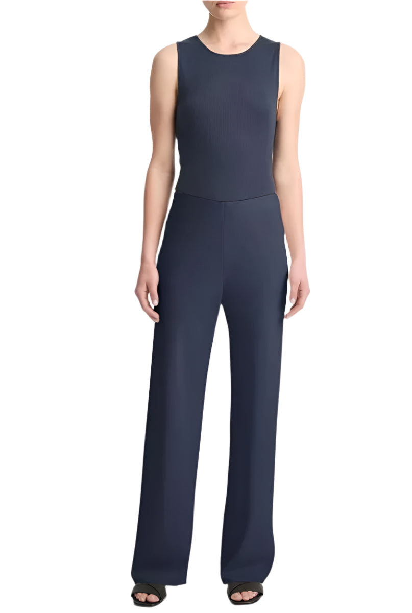 HIGH-WAIST CREPE BIAS PANT-VINCE-Verso
