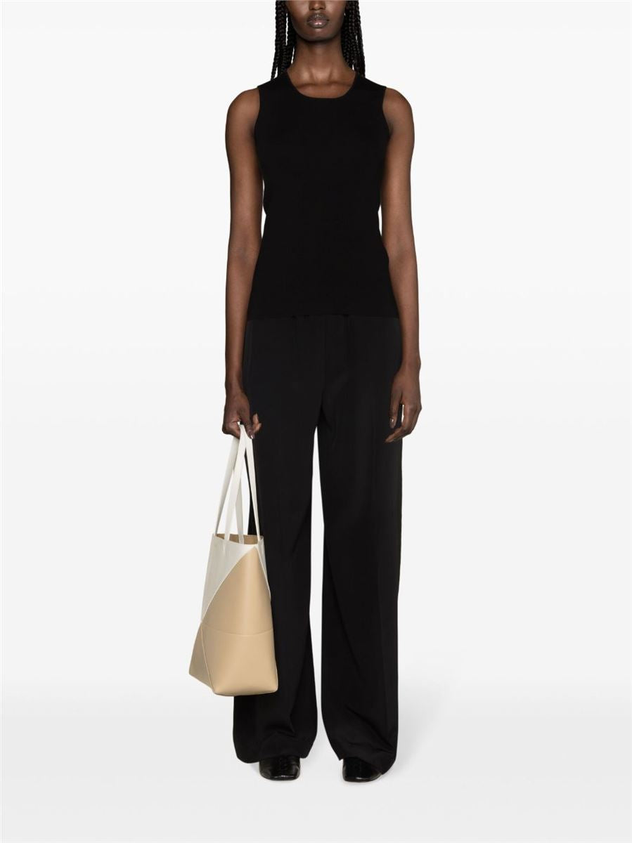 HIGH-WAISTED SILK PALAZZO PANTS -  JOSEPH -  Verso