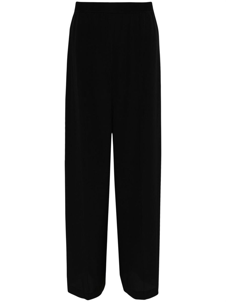 HIGH-WAISTED SILK PALAZZO PANTS -  JOSEPH -  Verso