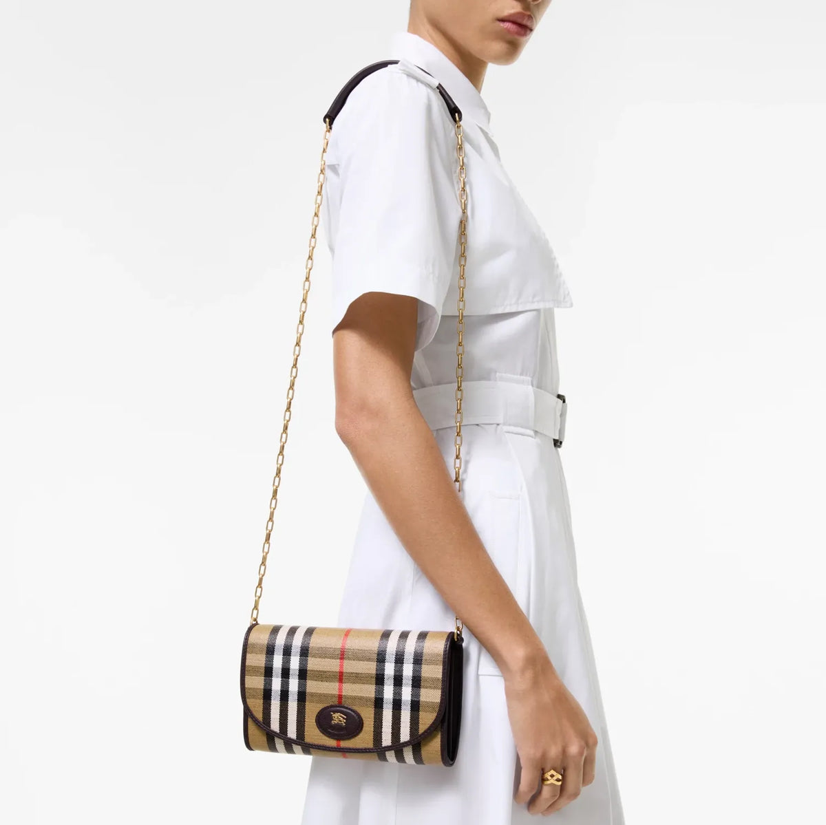Highlands chain strap wallet-BURBERRY-Verso