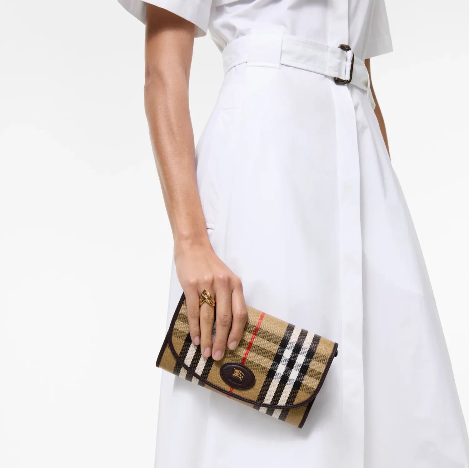 Highlands chain strap wallet-BURBERRY-Verso