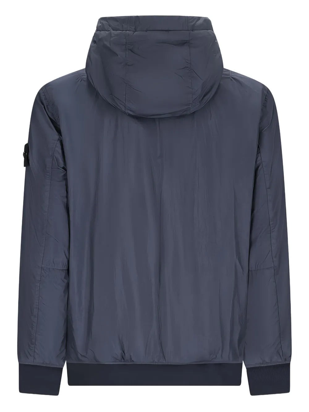 Hooded Bomber Jacket-STONE ISLAND-Verso