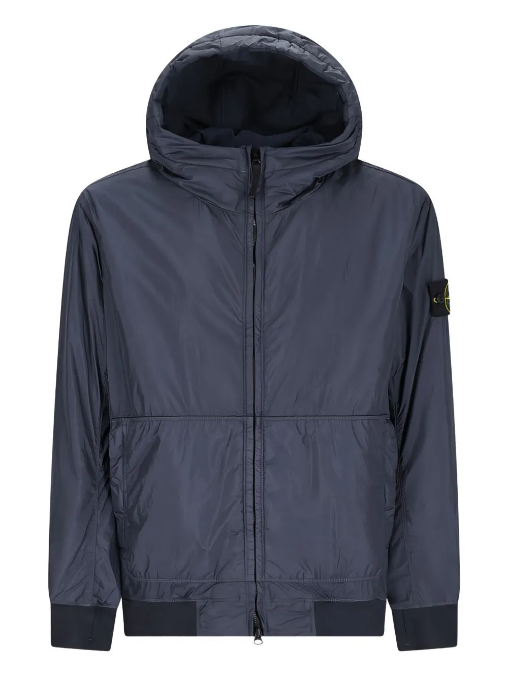 Hooded Bomber Jacket-STONE ISLAND-Verso