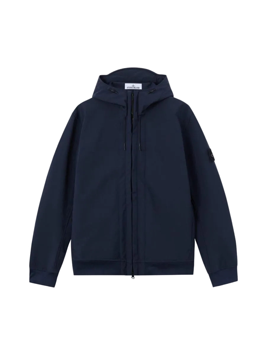 Hooded jacket with wind- and water-resistant membrane-STONE ISLAND-311451-S-Verso