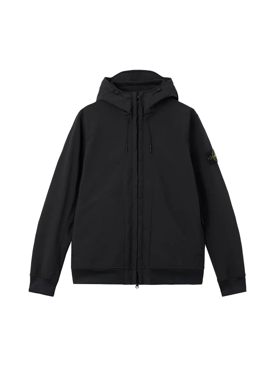 Hooded jacket with wind- and water-resistant membrane-STONE ISLAND-311452-S-Verso