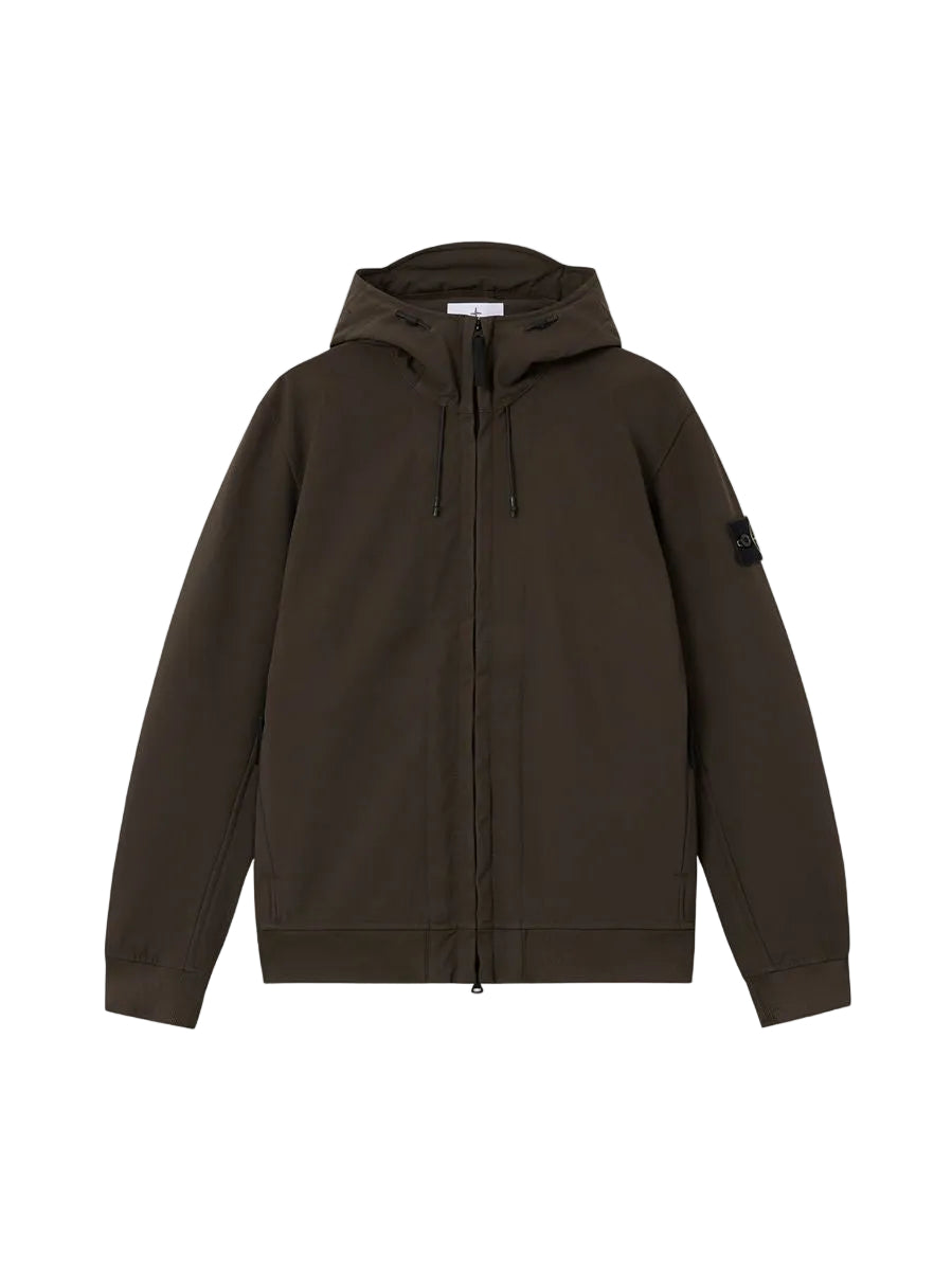 Hooded jacket with wind- and water-resistant membrane-STONE ISLAND-311453-S-Verso