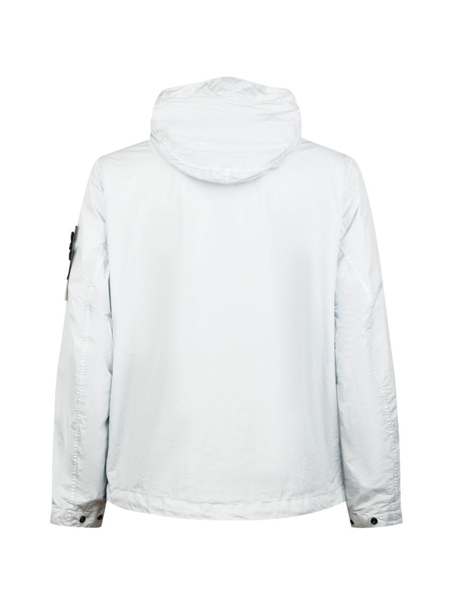 Hooded jacket with wind resistance and anti-drop-STONE ISLAND-Verso