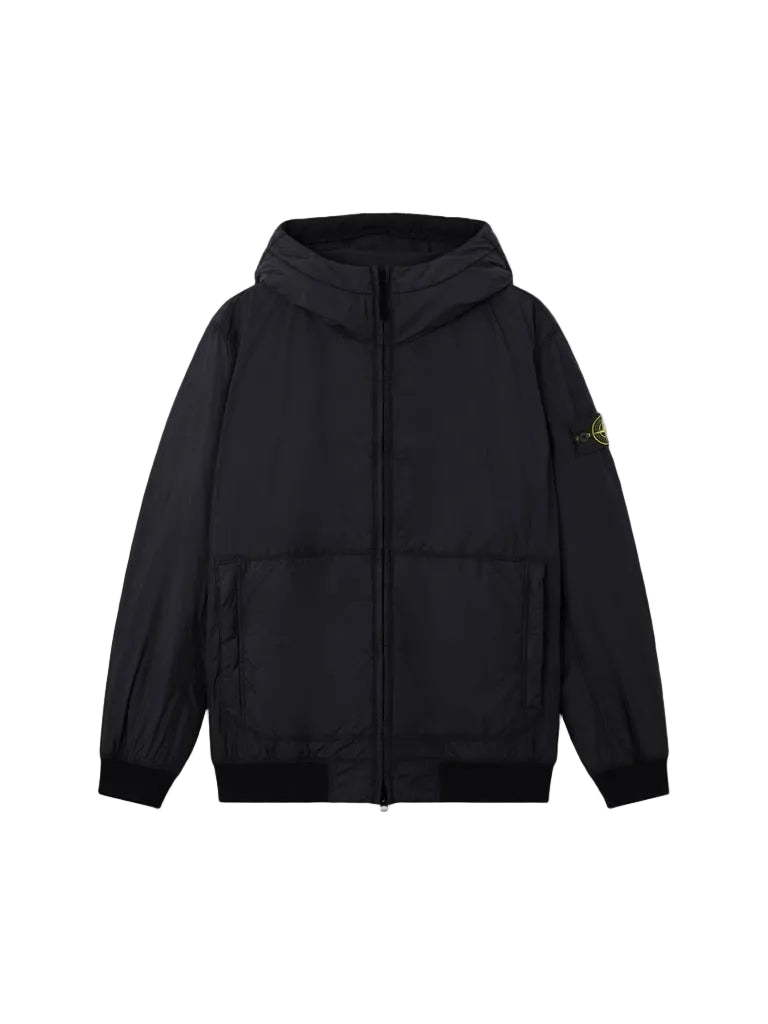 Hooded jacket with wind resistance and anti-drop-STONE ISLAND-Verso