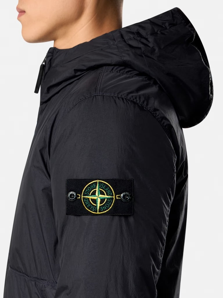 Hooded jacket with wind resistance and anti-drop-STONE ISLAND-Verso