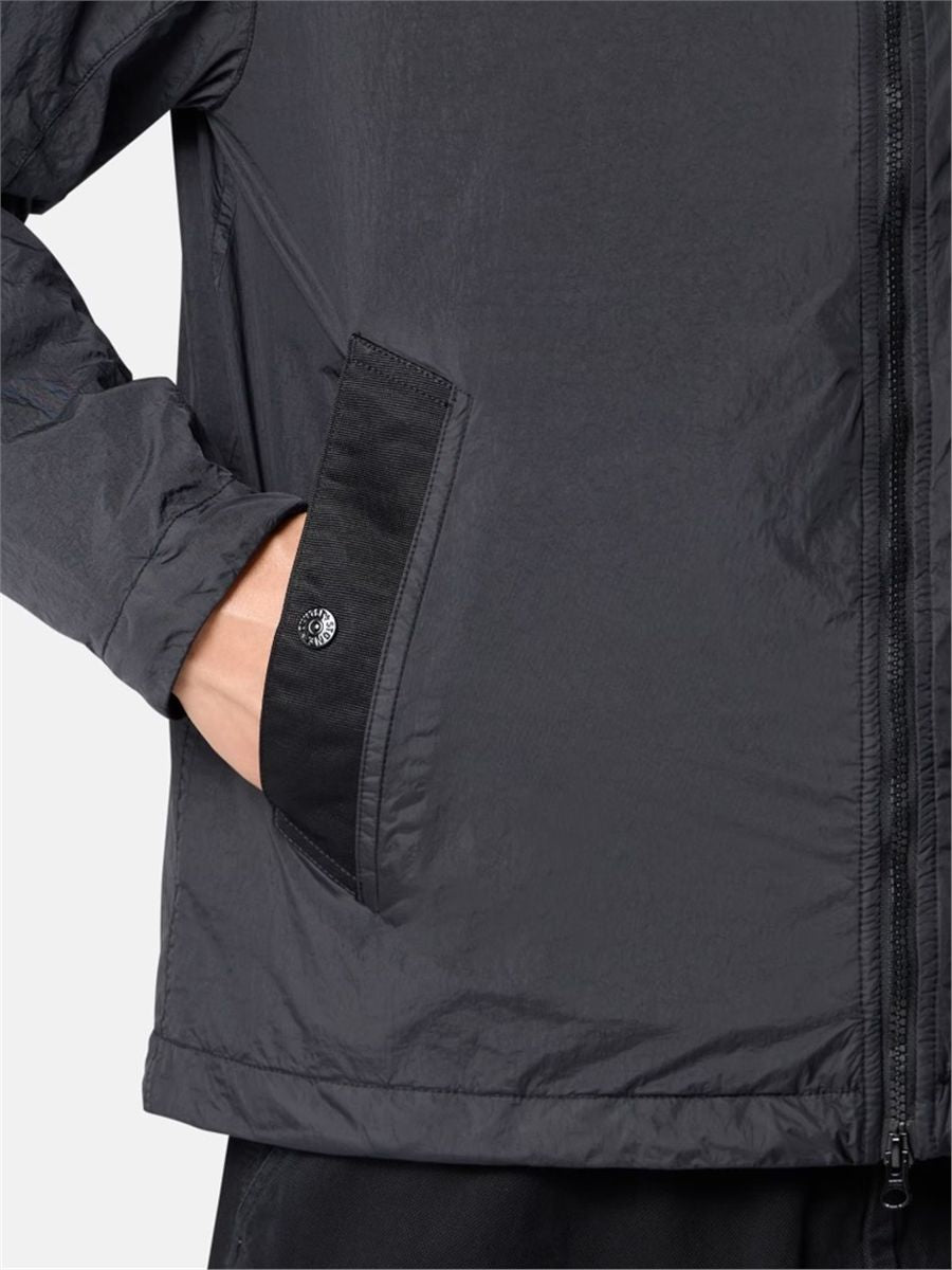 Hooded jacket with wind resistance and anti-drop-STONE ISLAND-Verso