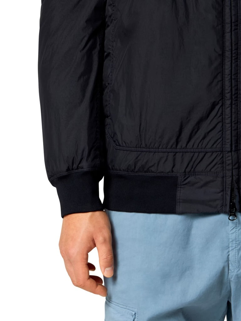 Hooded jacket with wind resistance and anti-drop-STONE ISLAND-Verso