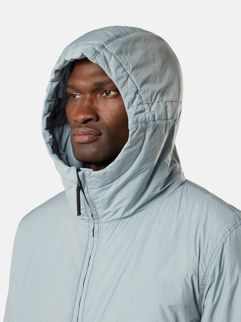 Hooded jacket with wind resistance and anti-drop-STONE ISLAND-Verso