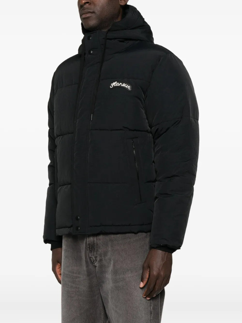 Hooded padded jacket