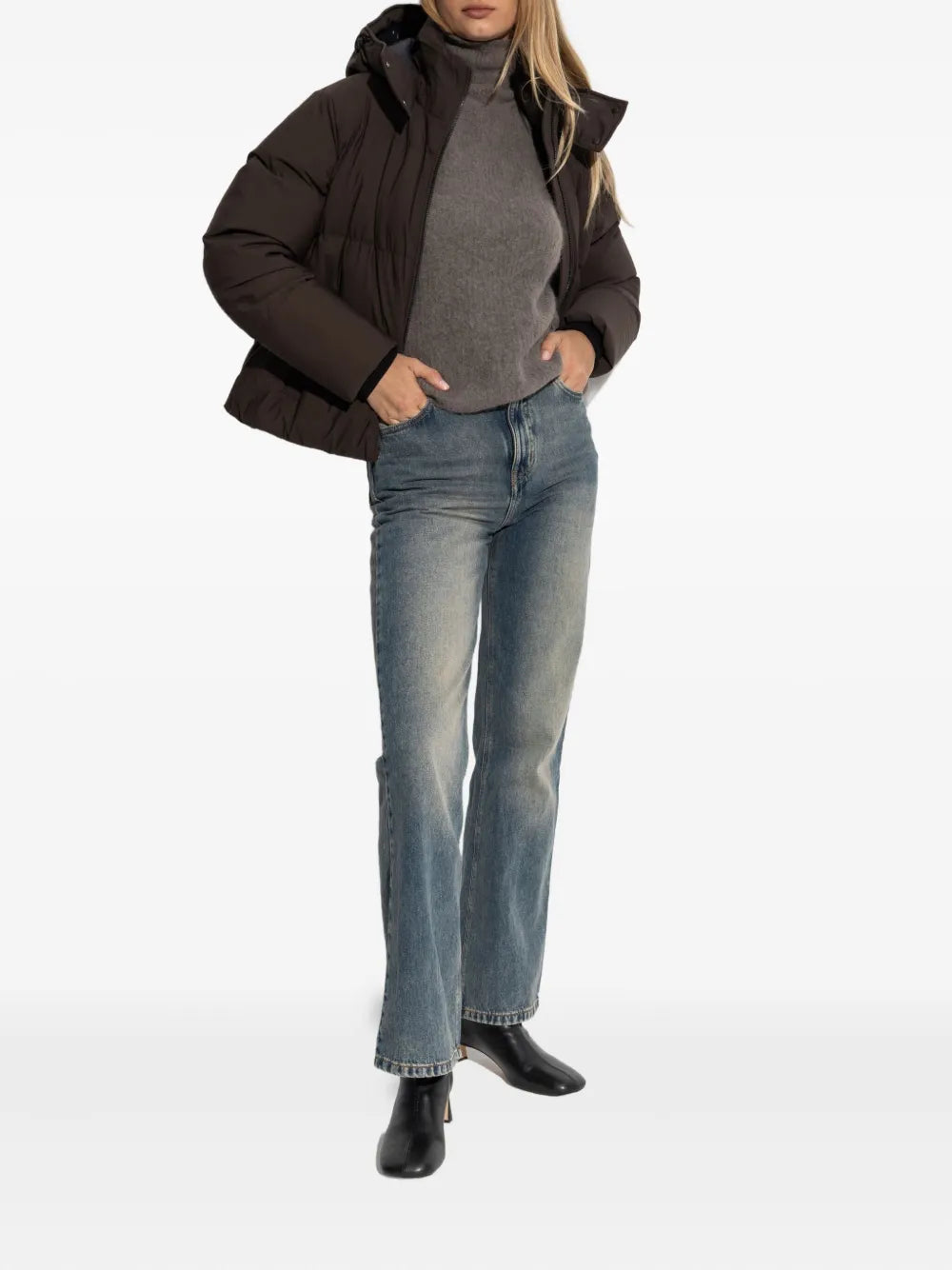 Hooded puffer jacket-MOOSE KNUCKLES-Verso