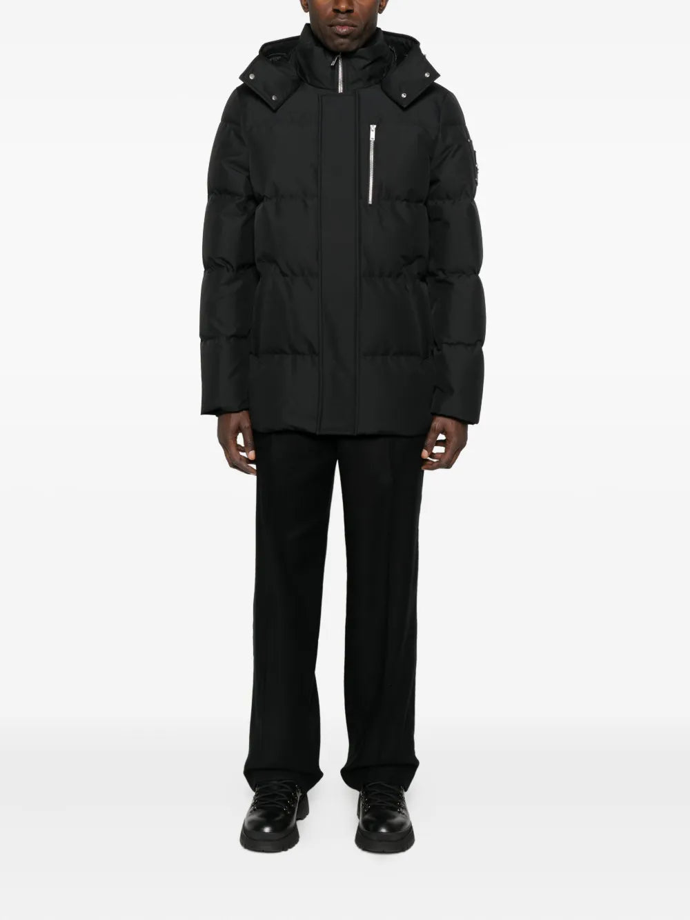 Hooded puffer jacket-MOOSE KNUCKLES-Verso