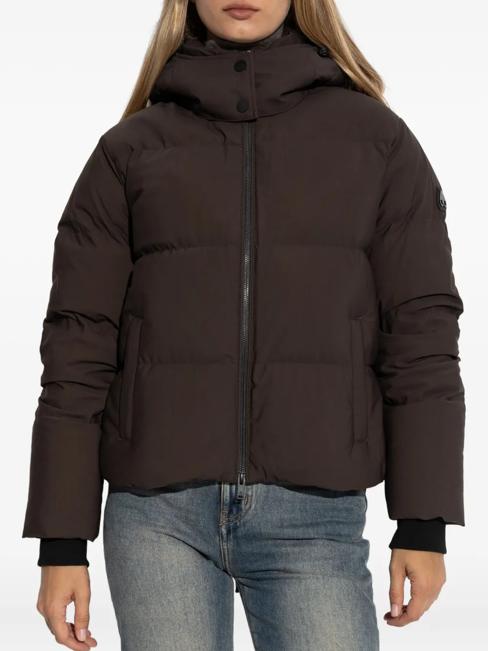 Hooded puffer jacket-MOOSE KNUCKLES-Verso