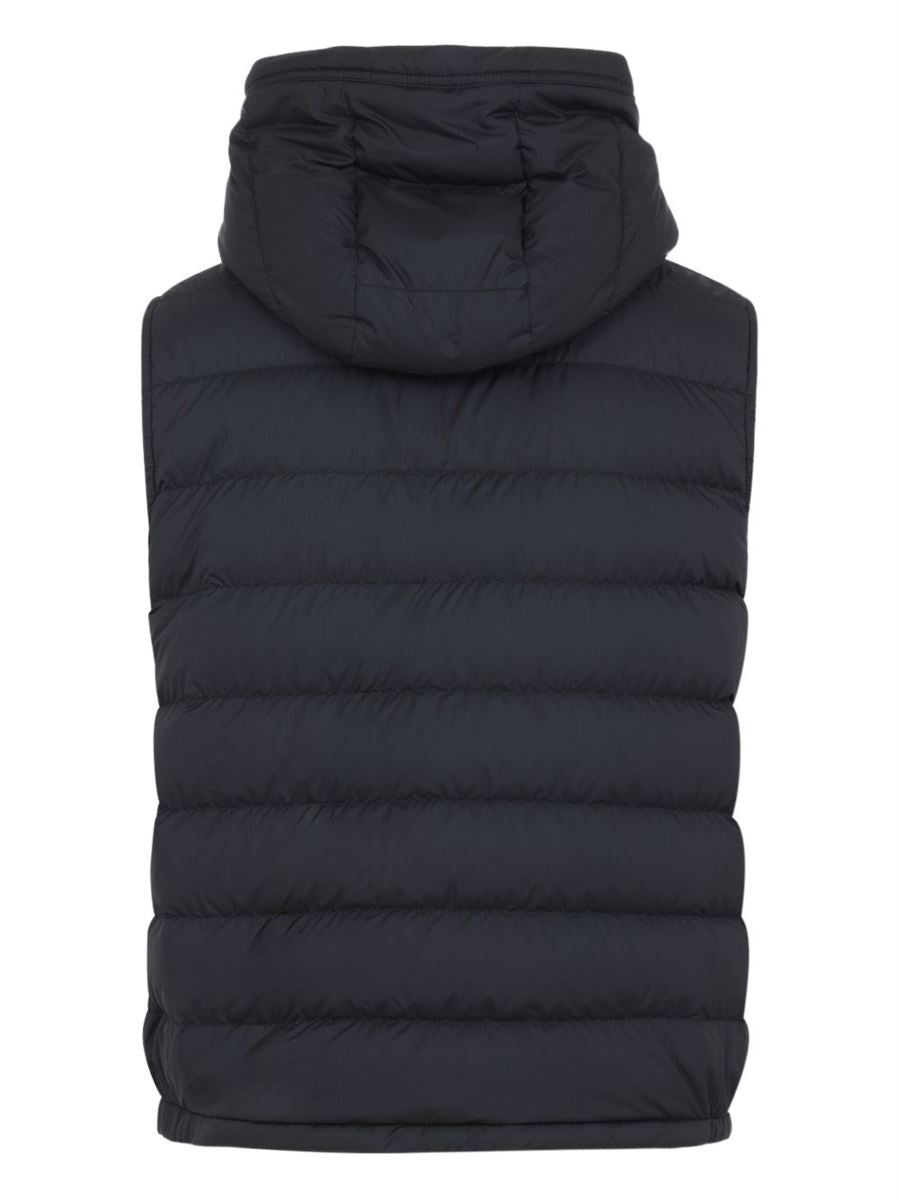 Hooded quilted gilet-MONCLER-Verso