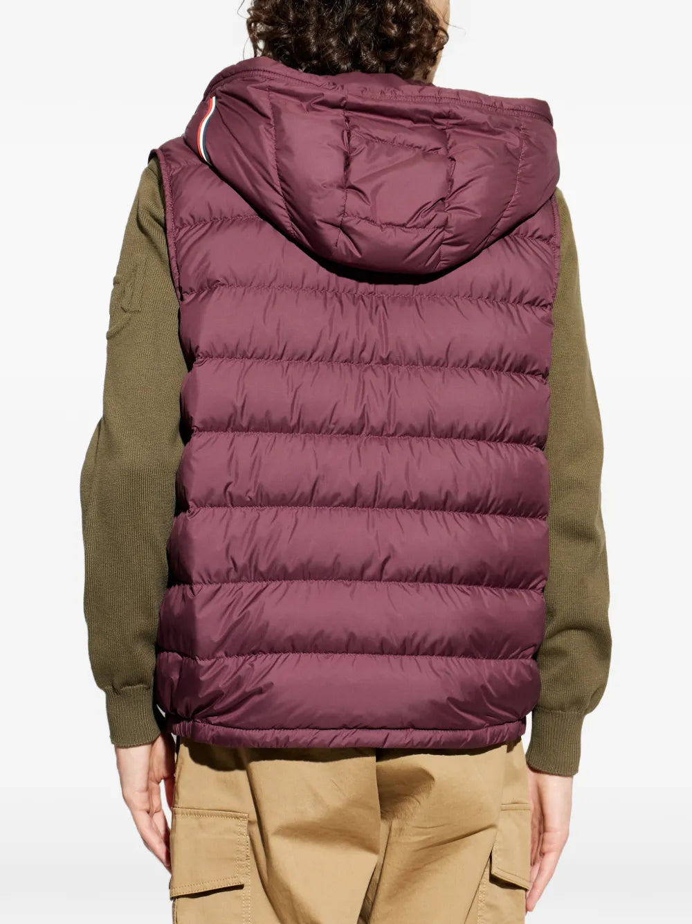Hooded quilted gilet-MONCLER-Verso