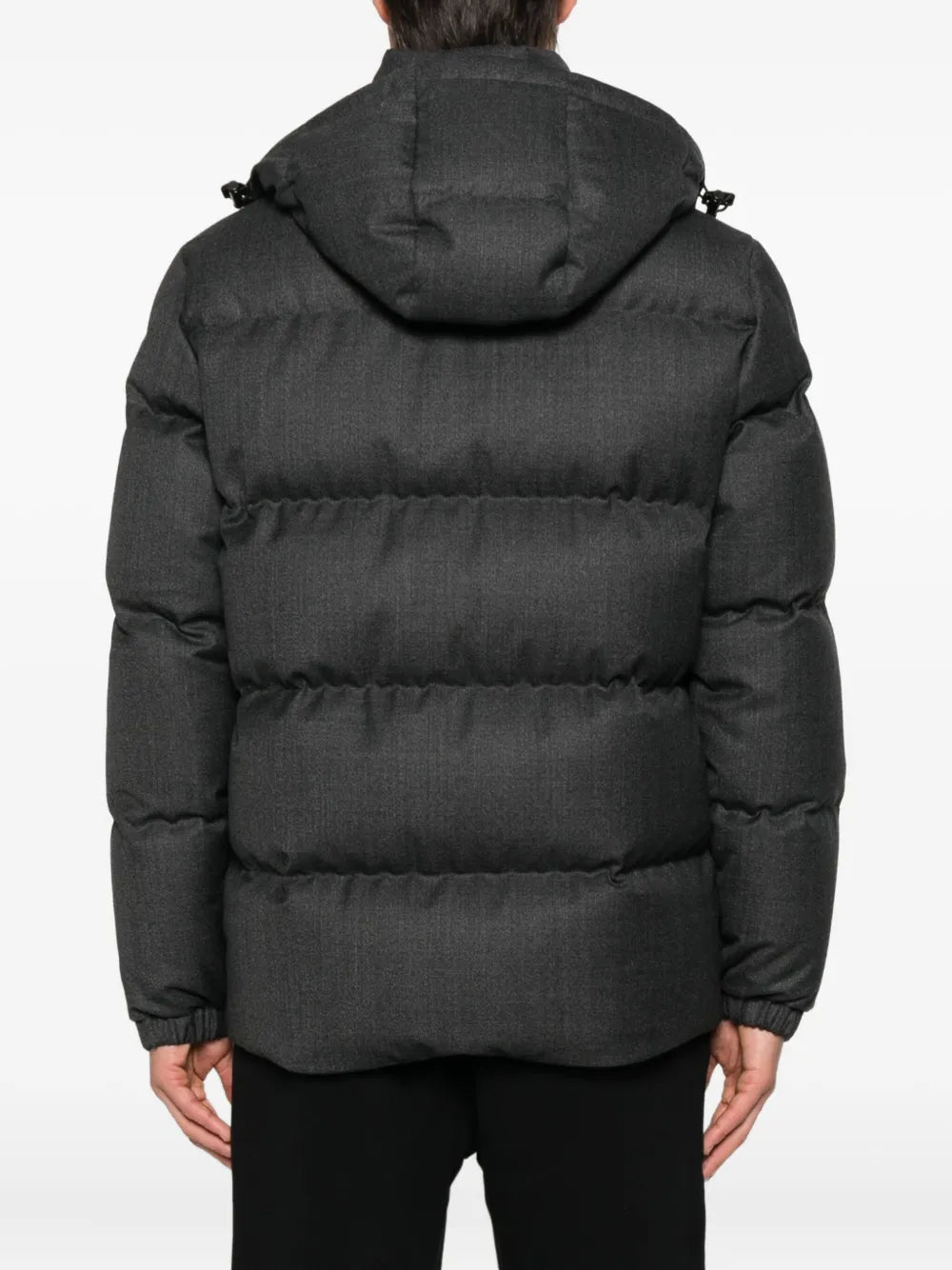 Hooded quilted jacket-MONCLER-Verso
