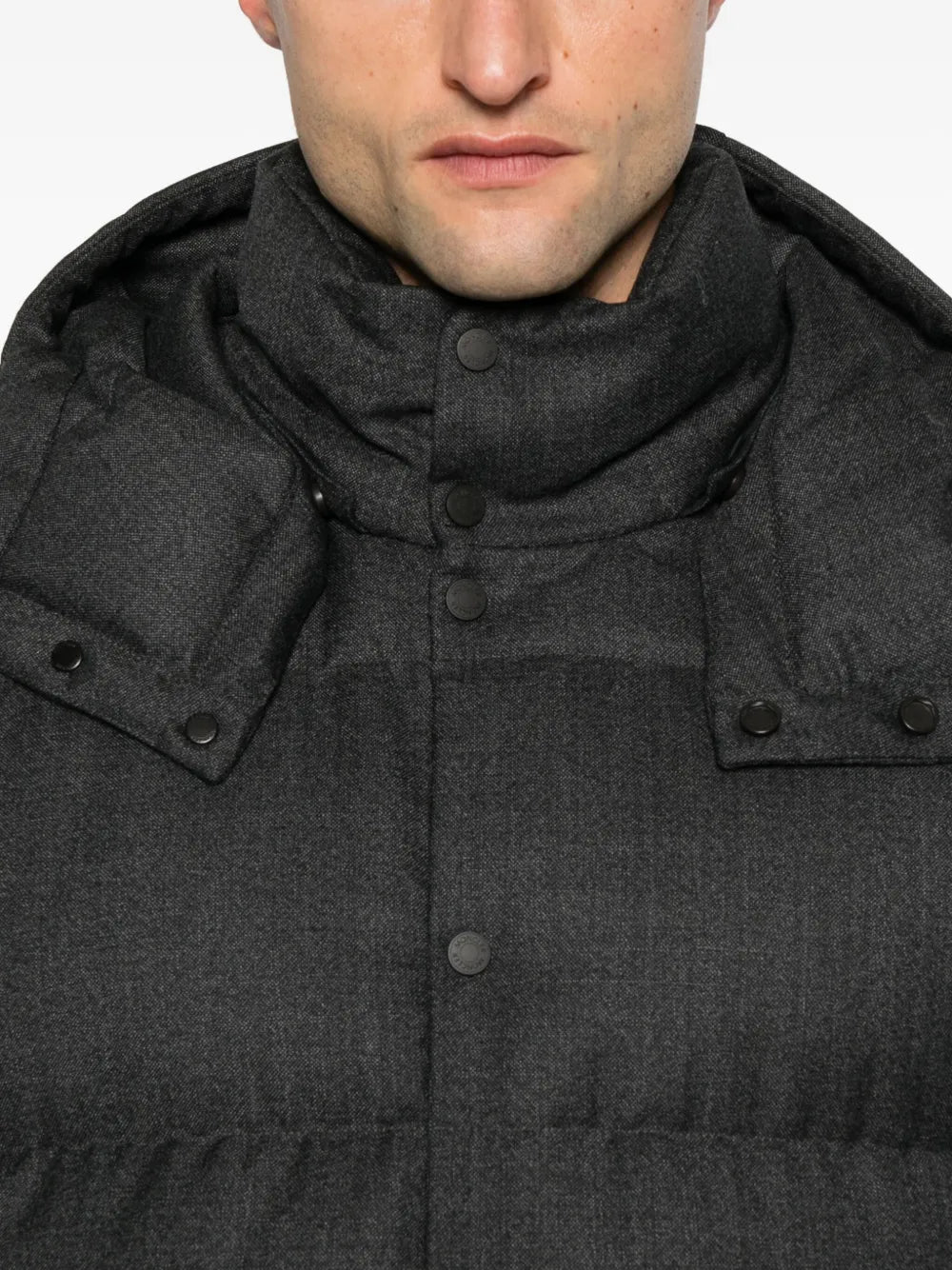 Hooded quilted jacket-MONCLER-Verso
