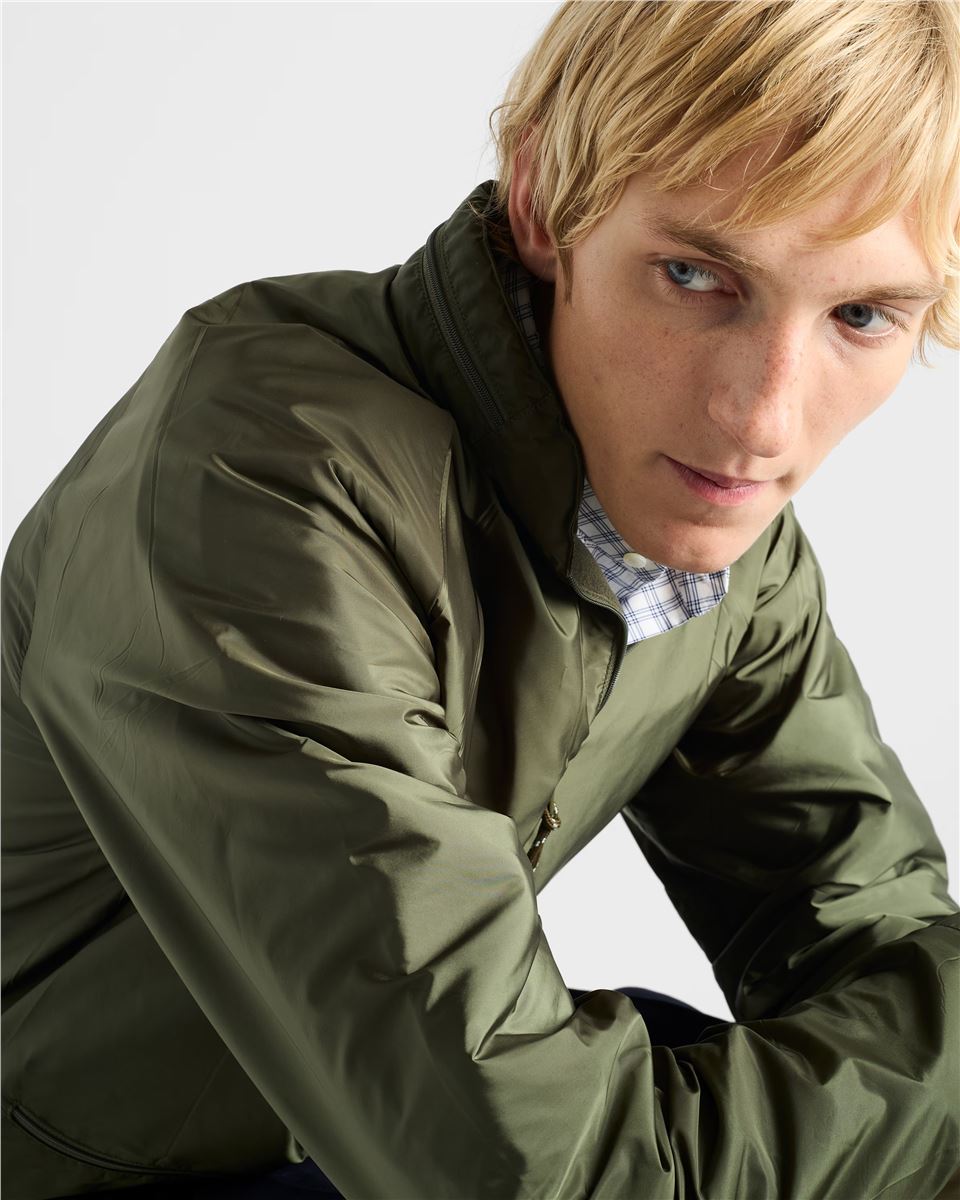 Hooded re-nylon jacket-PRADA-Verso