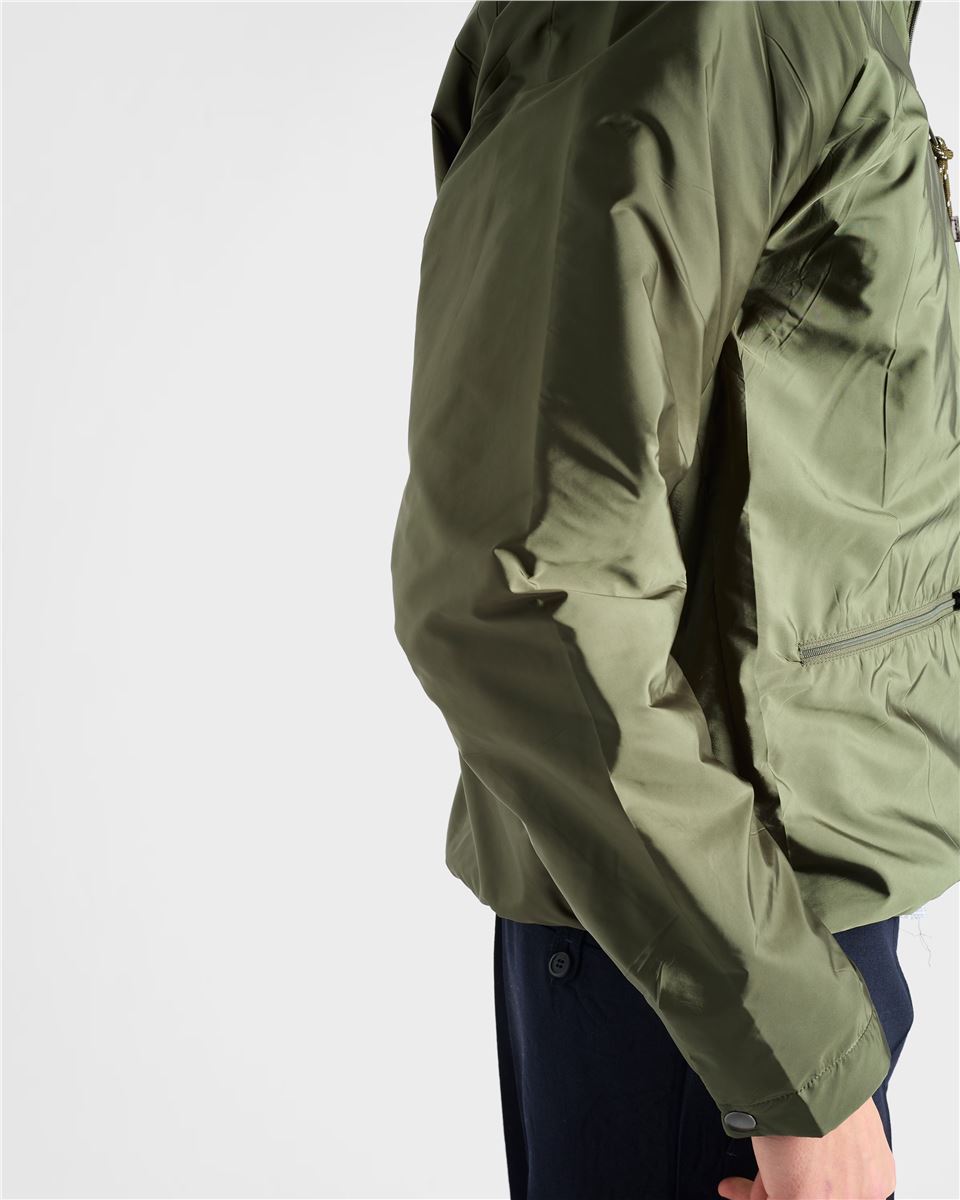 Hooded re-nylon jacket-PRADA-Verso