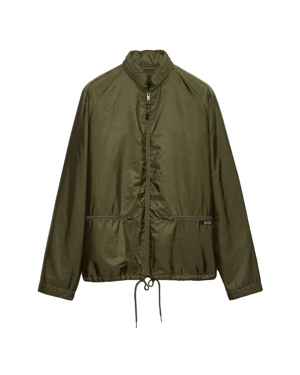 Hooded re-nylon jacket-PRADA-Verso