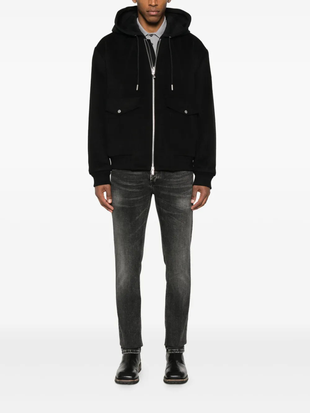 Hooded zip jacket-MOOSE KNUCKLES-Verso