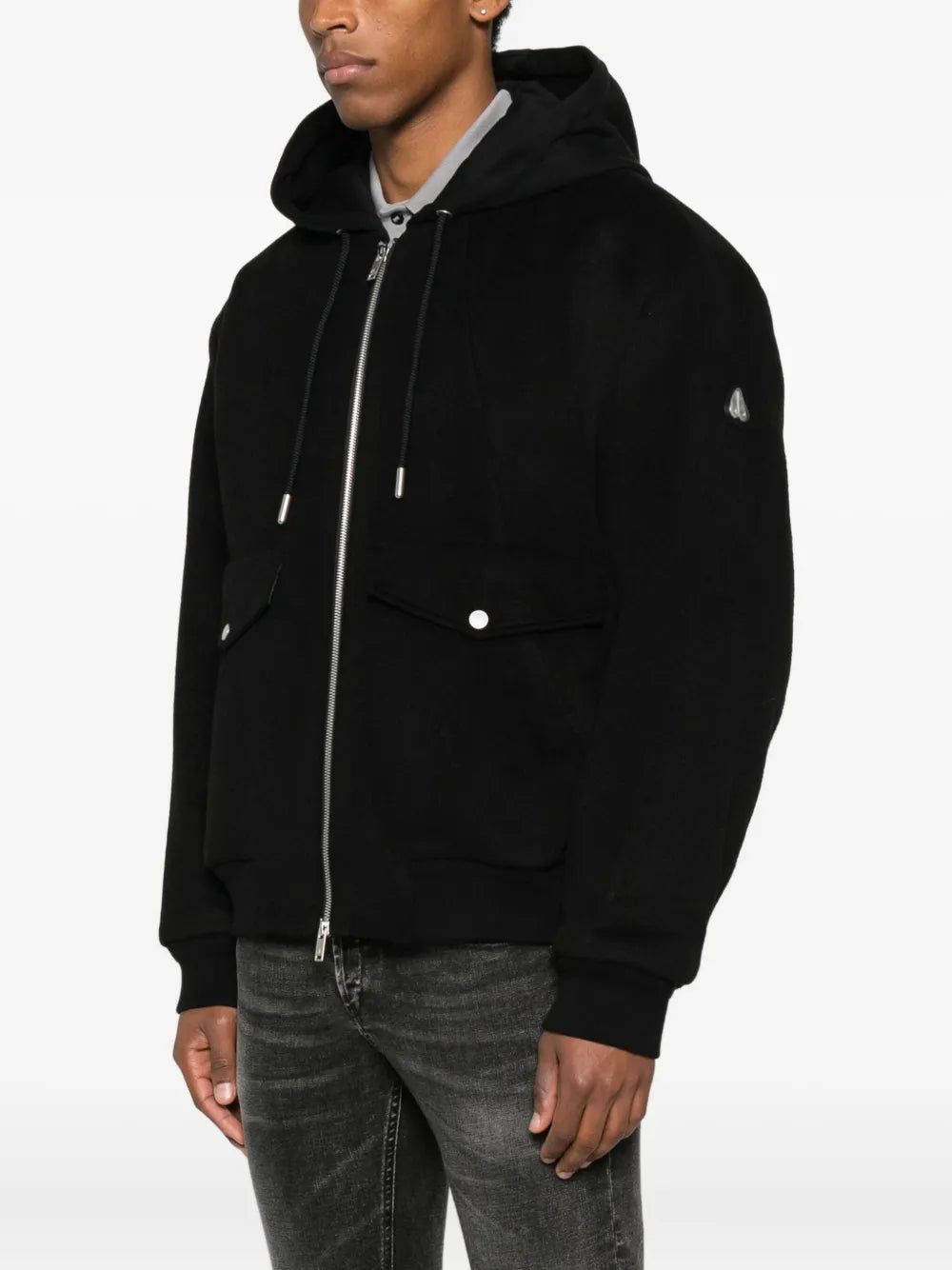 Hooded zip jacket-MOOSE KNUCKLES-Verso