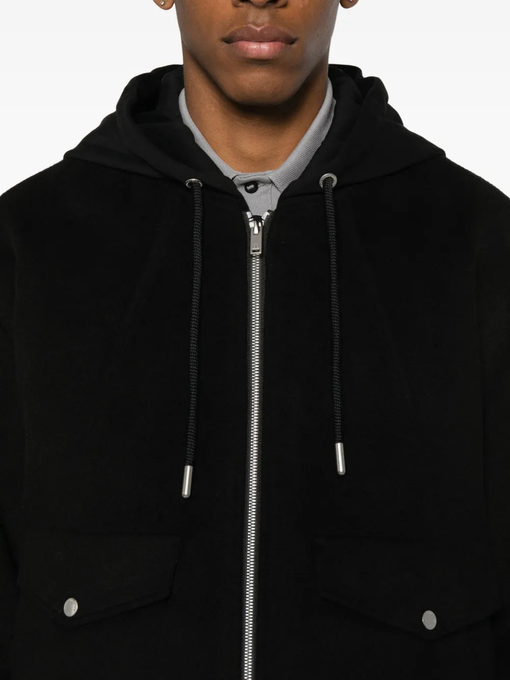 Hooded zip jacket-MOOSE KNUCKLES-Verso