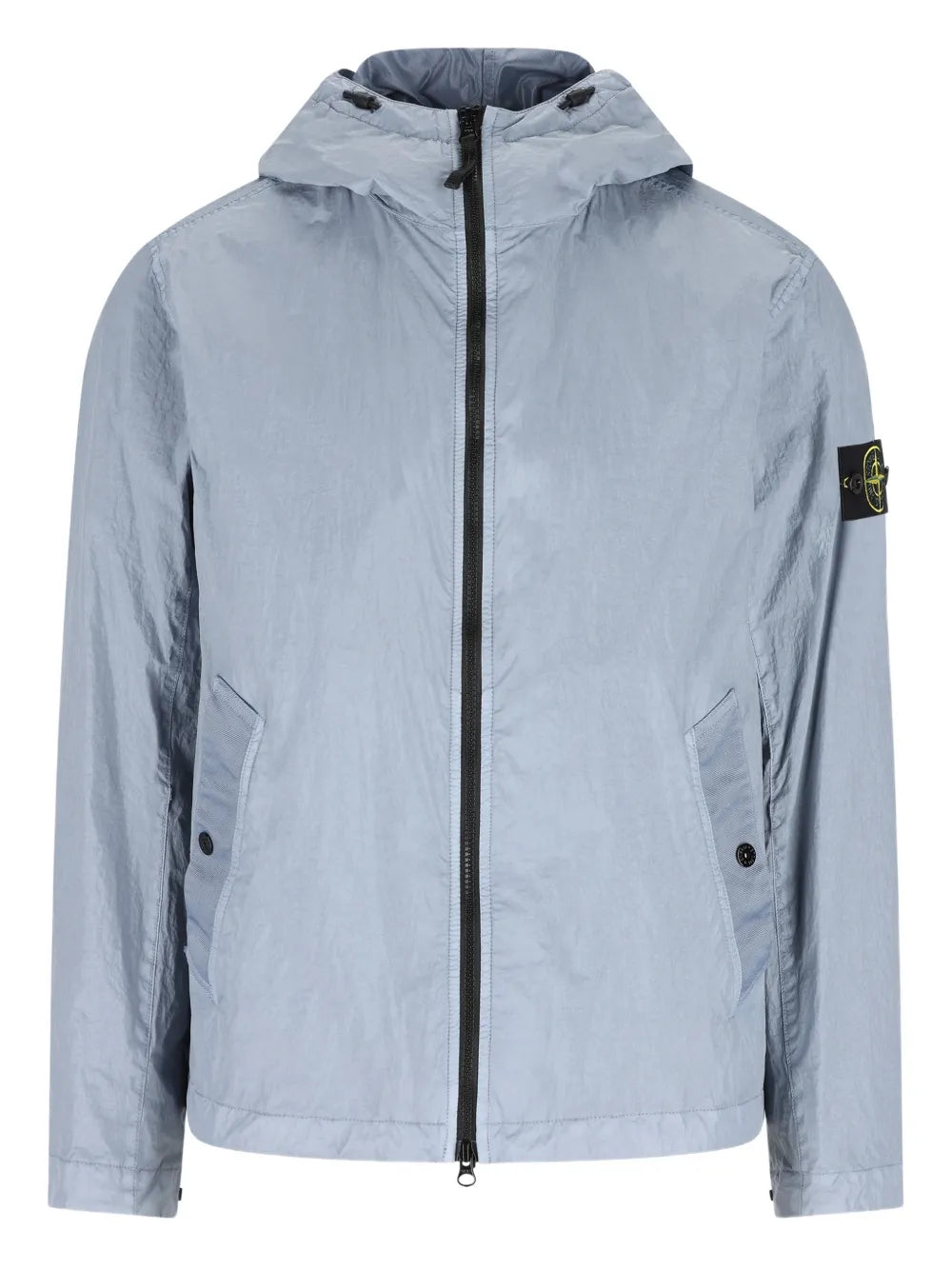 Hooded zip jacket-STONE ISLAND-Verso