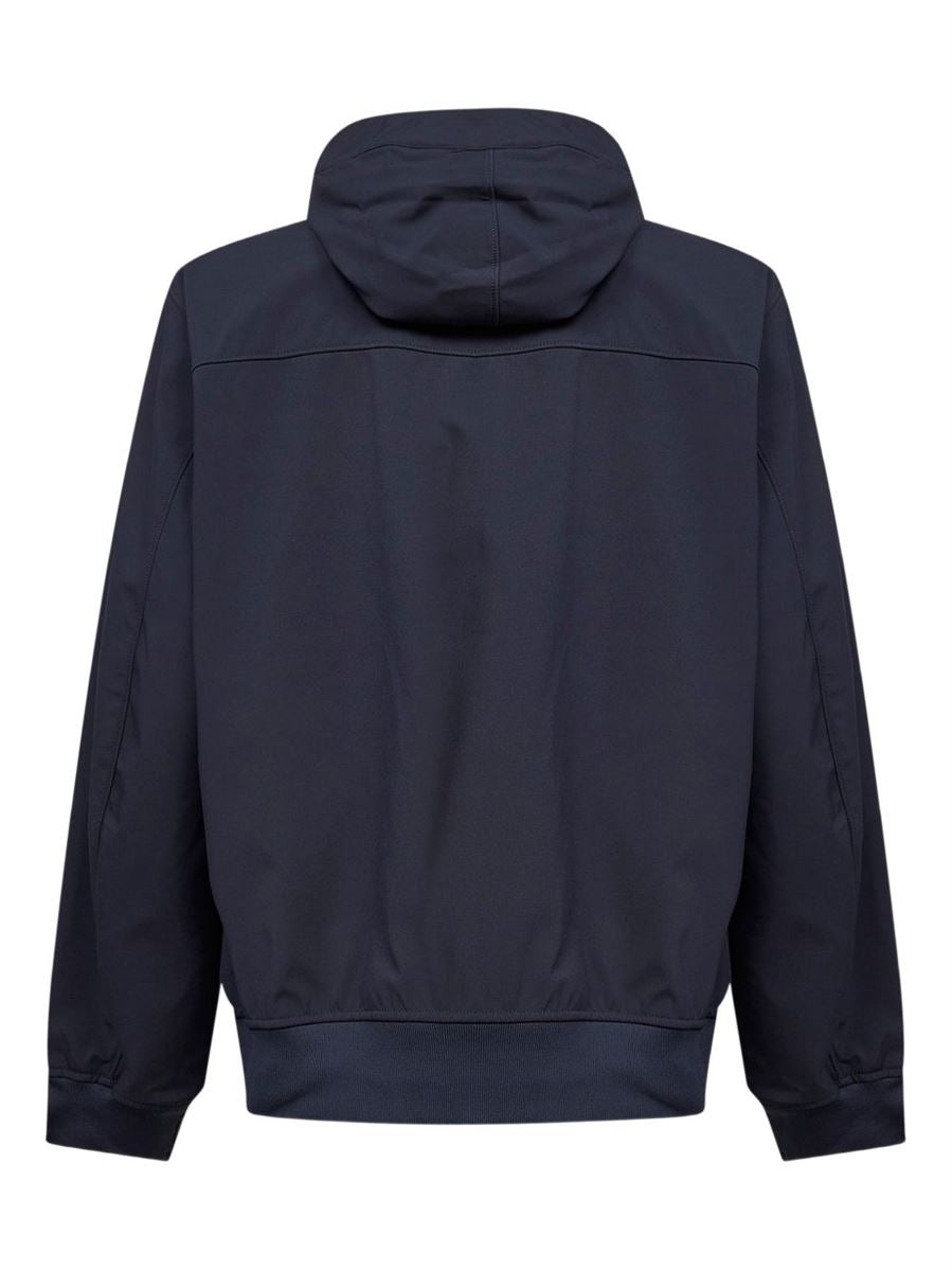 Hooded zip-up jacket-STONE ISLAND-Verso