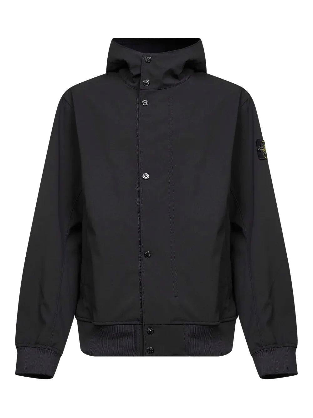 Hooded zip-up jacket-STONE ISLAND-Verso