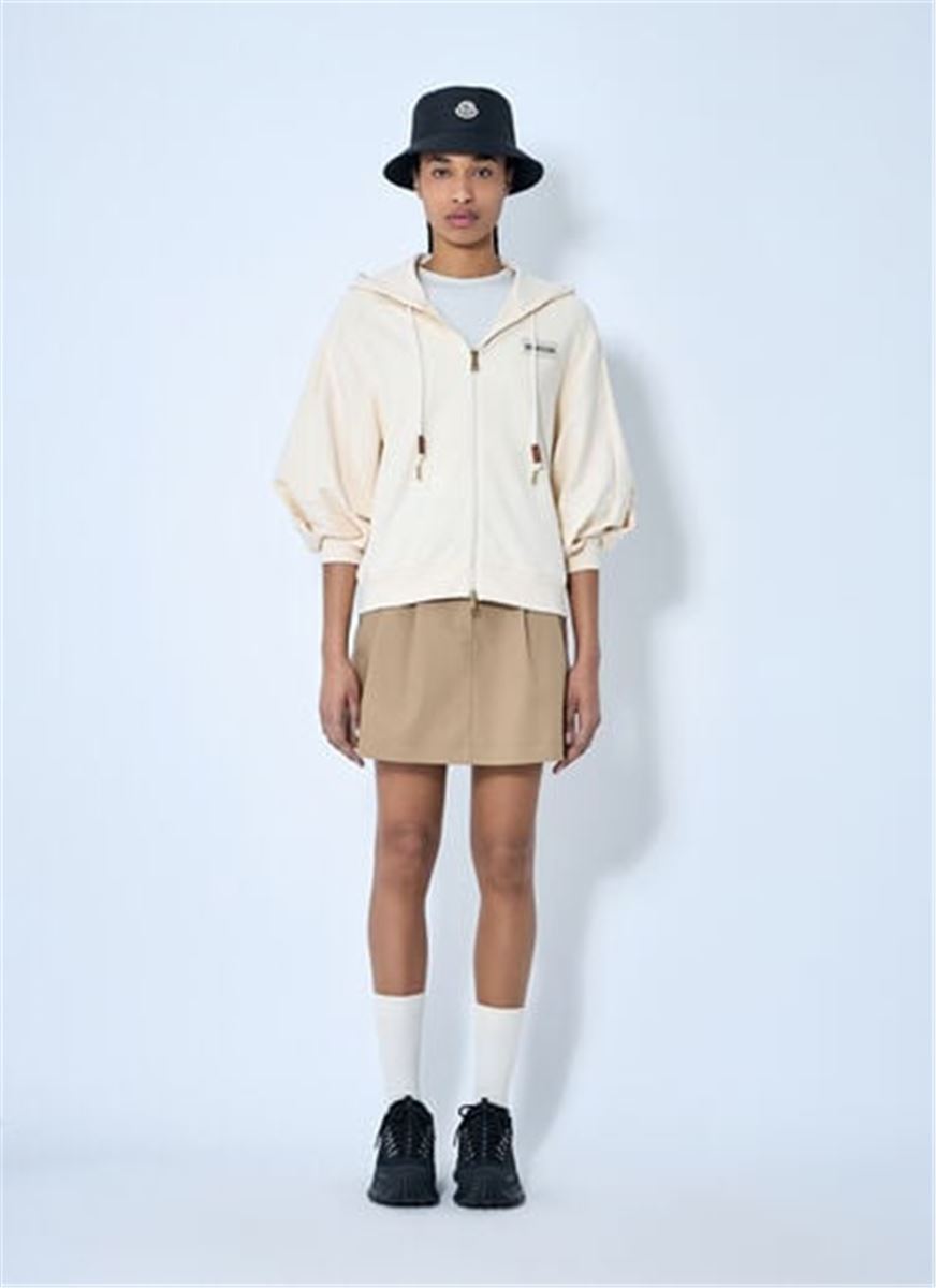 HOODED ZIP-UP SWEATSHIRT - MONCLER - Verso