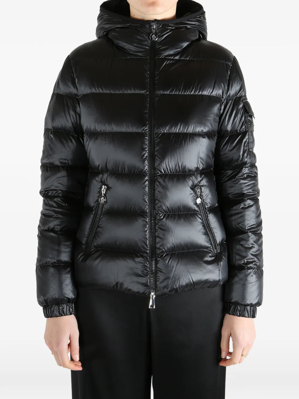 Hooded zipped jacket-MONCLER-Verso