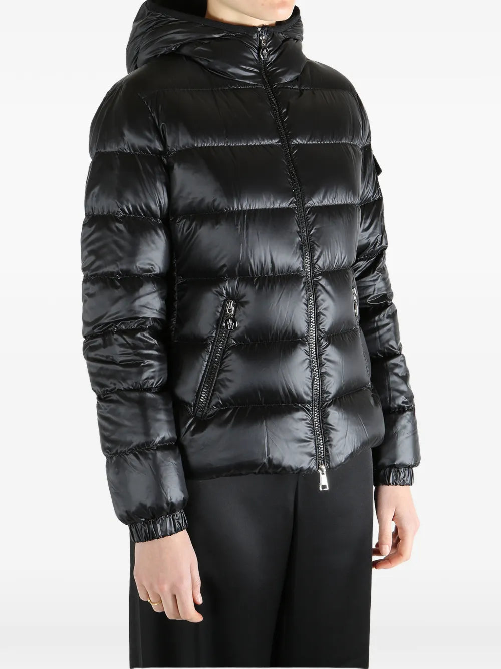 Hooded zipped jacket-MONCLER-Verso