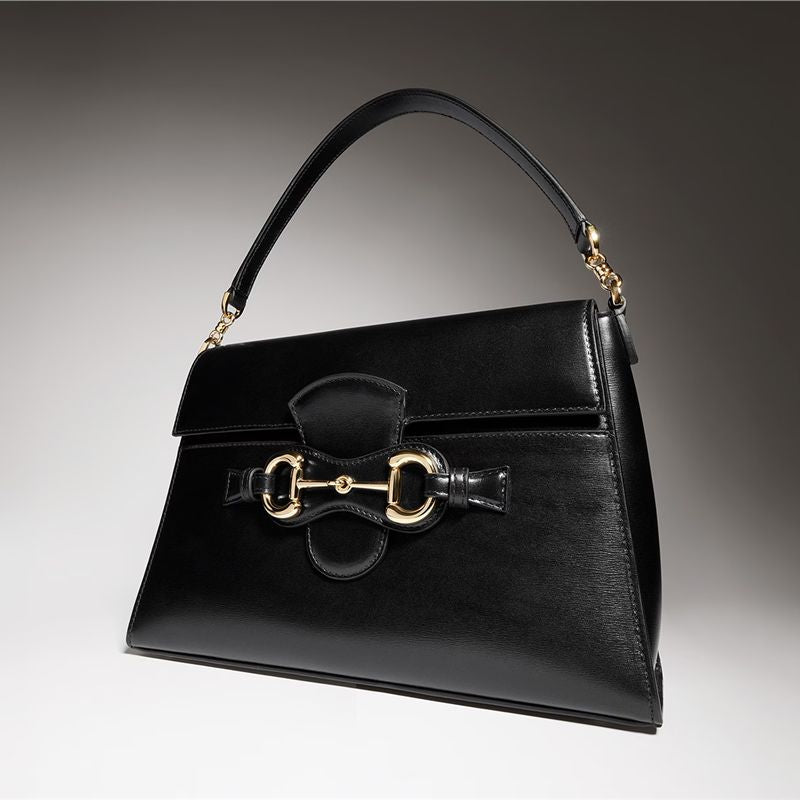 Horsebit duomo medium top handle bag-GUCCI-Verso