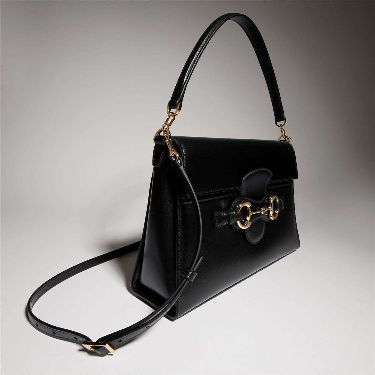 Horsebit duomo medium top handle bag-GUCCI-Verso
