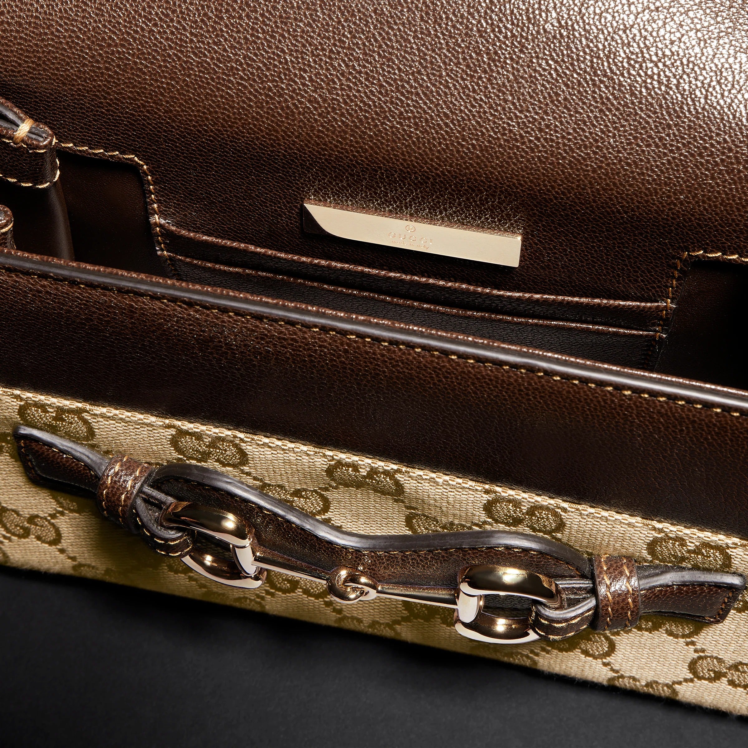 Horsebit duomo small top handle bag
