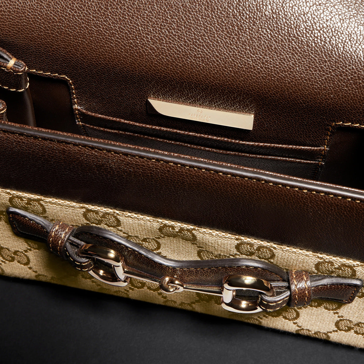 Horsebit duomo small top handle bag-GUCCI-Verso