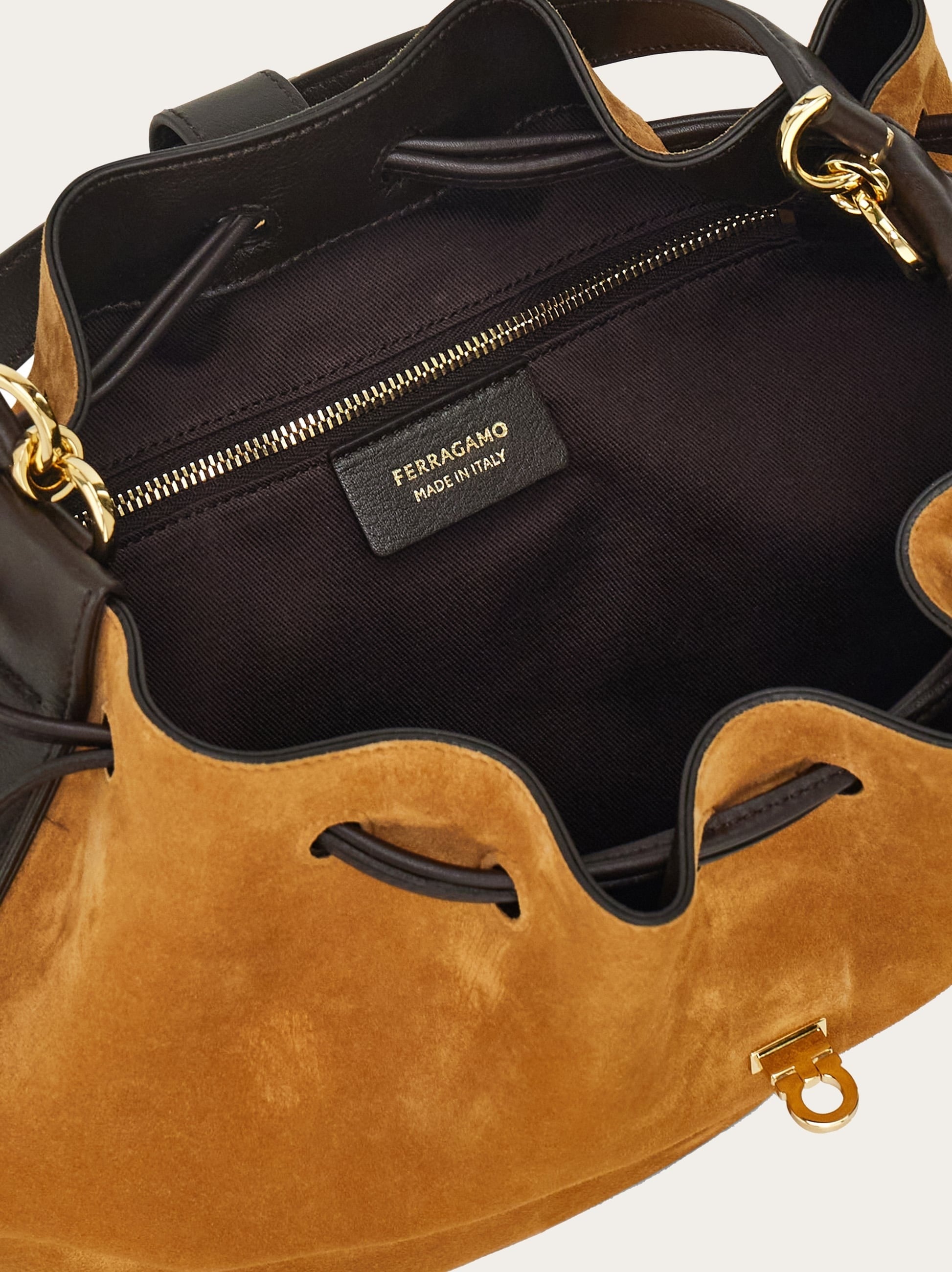 Hug bucket bag-FERRAGAMO-Verso