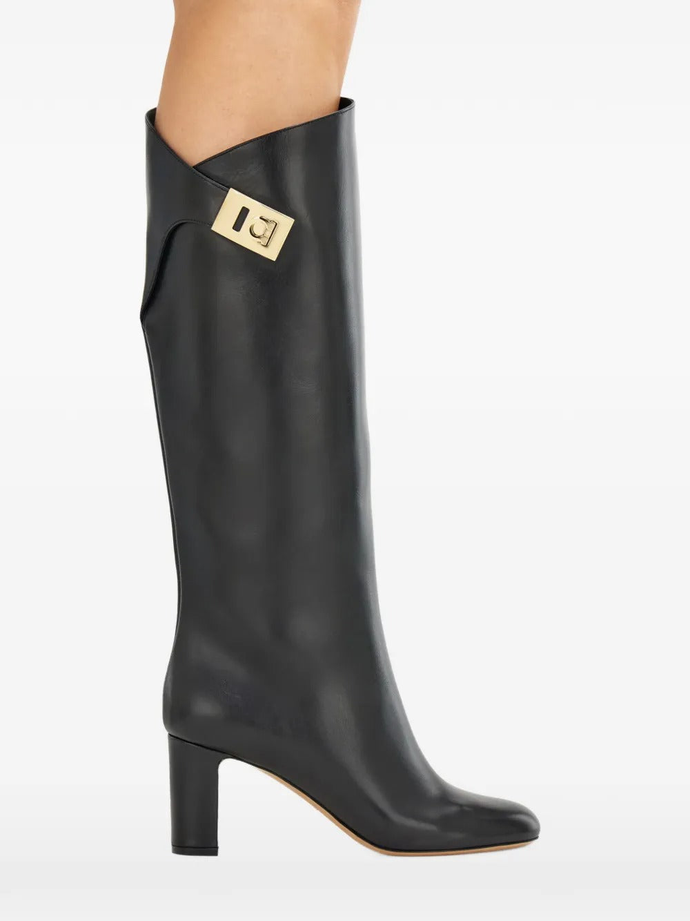 Hug buckle boots-FERRAGAMO-Verso