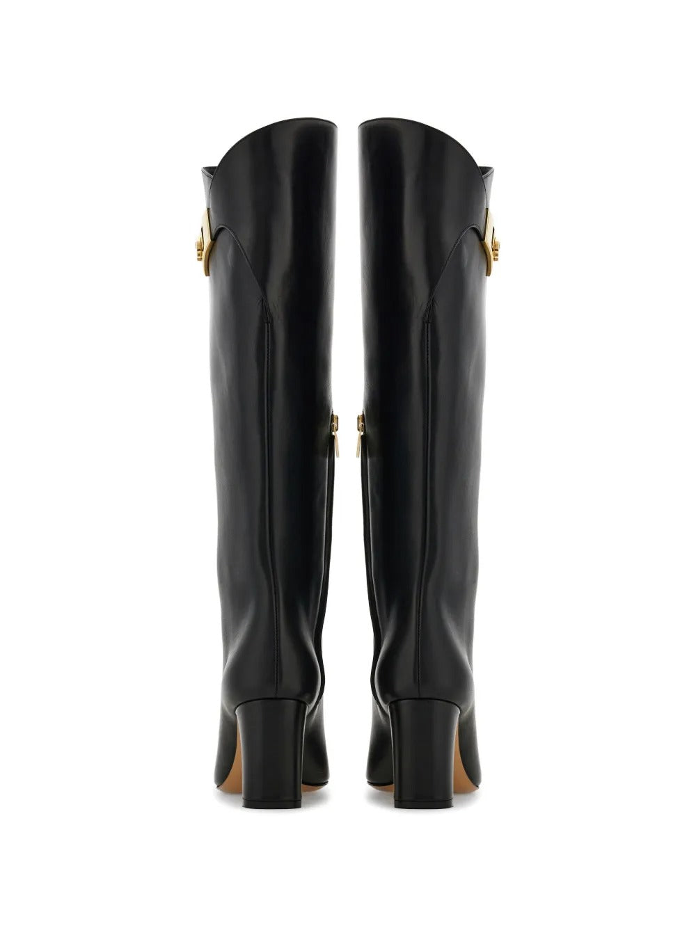 Hug buckle boots-FERRAGAMO-Verso