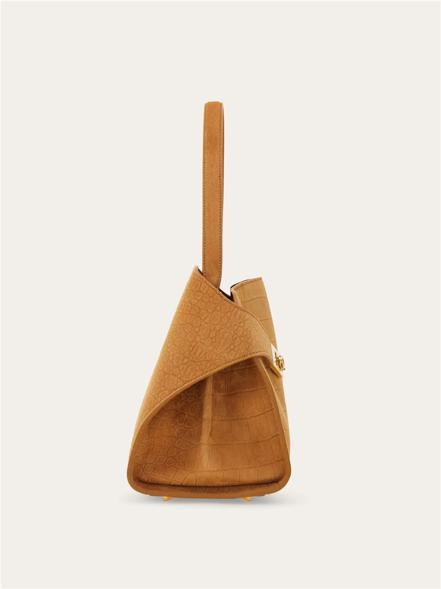 Hug Soft Shoulder Bag (M)-FERRAGAMO-Verso