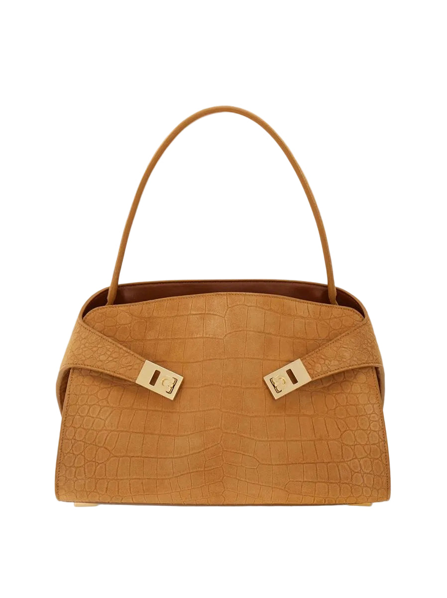 Hug Soft Shoulder Bag (M)-FERRAGAMO-Verso