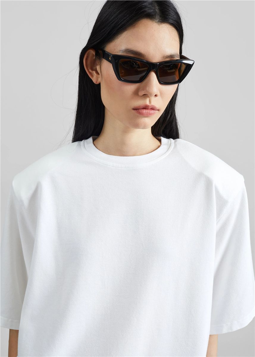 Hugo Padded T-Shirt-THE FRANKIE SHOP-Verso