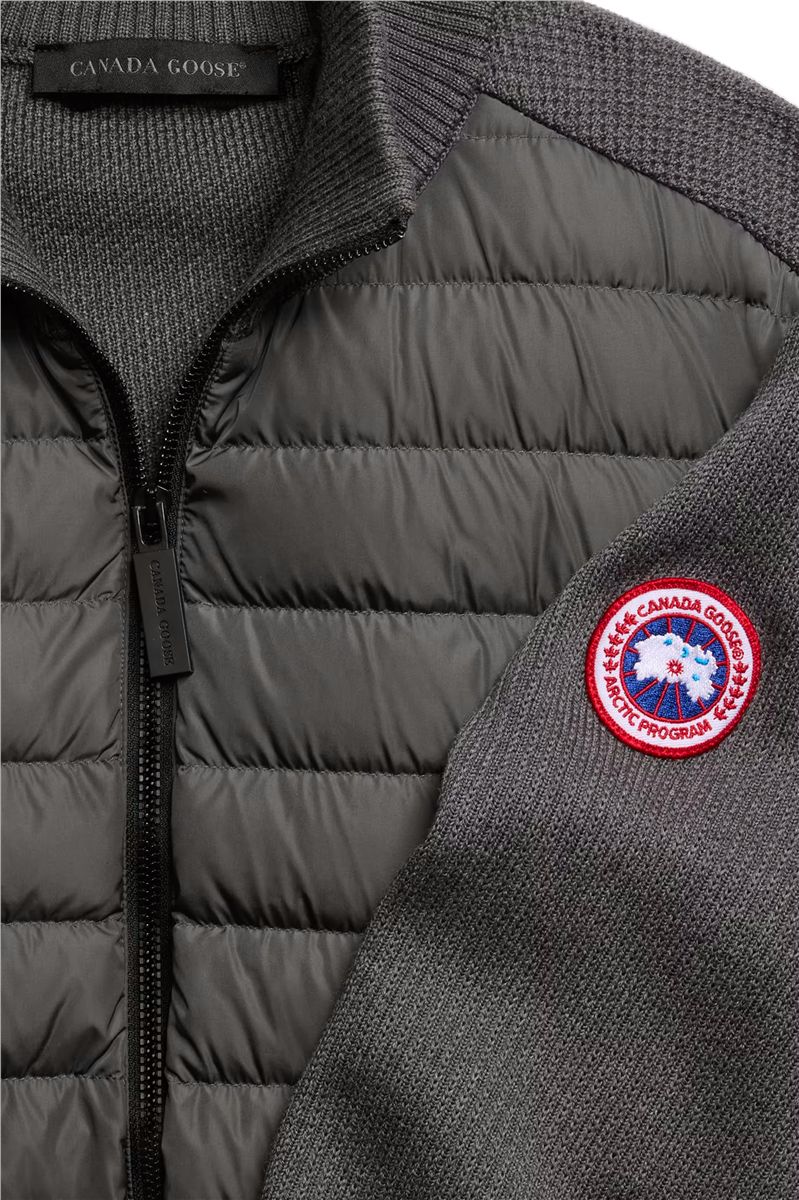 Hybridge wool-panelled padded jacket-CANADA GOOSE-Verso
